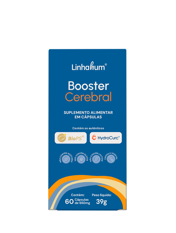 Booster Cerebral - Suplemento para foco - 60 cápsulas