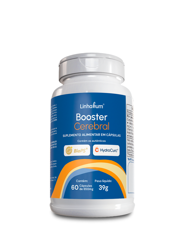 Booster Cerebral - Suplemento para foco - 60 cápsulas