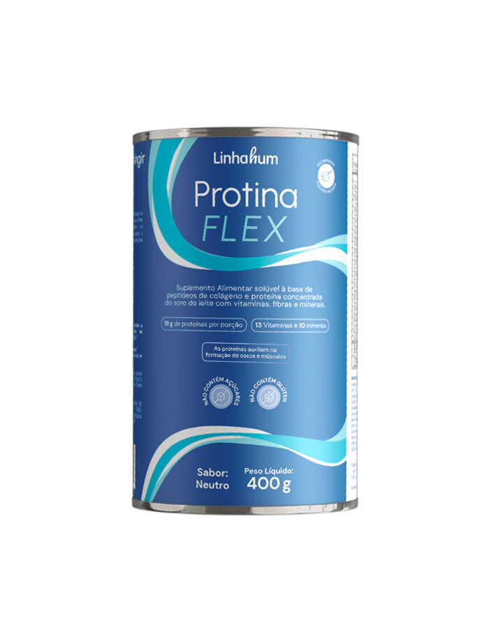 Protina Flex | Suplemento Proteico com vitaminas | Linhahum | 400g