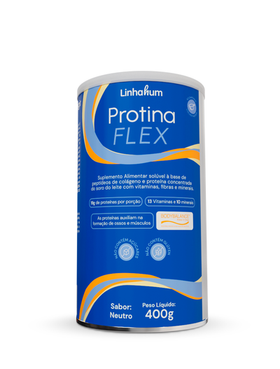 Protina Flex | Suplemento Proteico com vitaminas | Linhahum | 400g