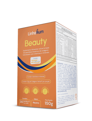 Beauty | Colágeno Verisol® | Linhahum | Caixa com 30 Sachês | Sabor Neutro