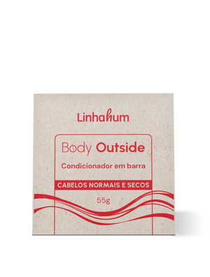 Condicionador Hidratação Suave | Condicionador em Barra | Linhahum | Body Outside | 55g