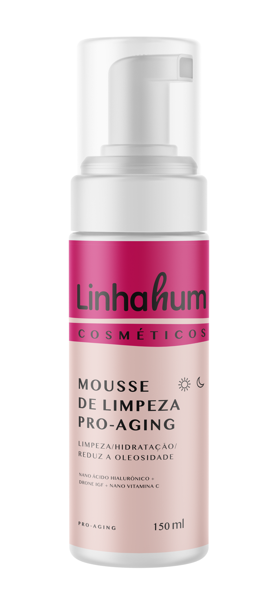 Mousse de Limpeza Pro-Aging Linhahum 150ml