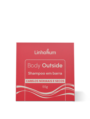 Shampoo para Cabelos Normais e Secos | Shampoo em Barra | Linhahum | Body Outside | 80g